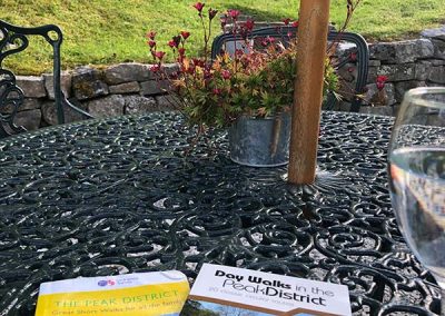 Sitting in the Garden Planning a Walk